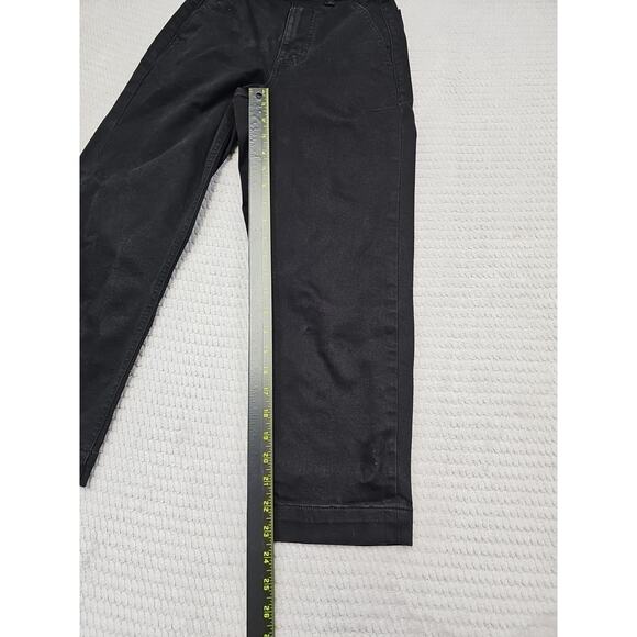 Everlane Jeans Womens 00 The Straight Leg Crop Denim Stretch Cotton Black - Picture 2 of 8